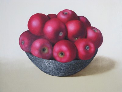 &quot;Red apples II&quot;, oil on canvas